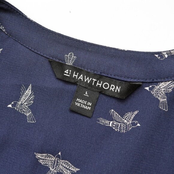 41 Hawthorn CRISTEN Shirt Dress Bird Print - Picture 8 of 8